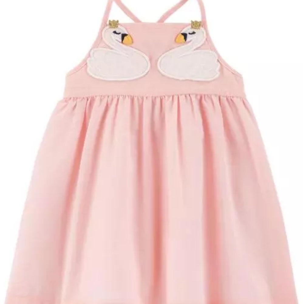 Blush pink swan dress - Picture 1 of 4
